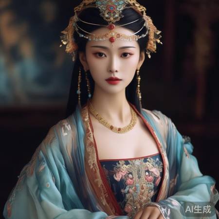 王昭君服饰精致考究