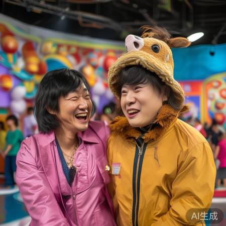 马丽撒贝宁笑料不断，马头帽造型