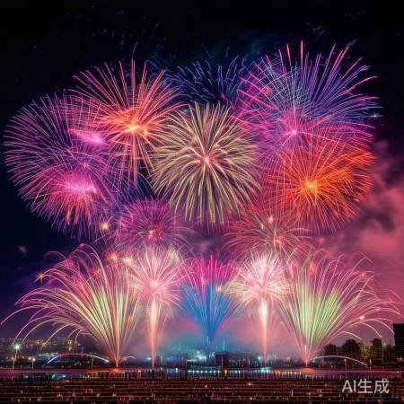 广州烟花秀惊艳亮相