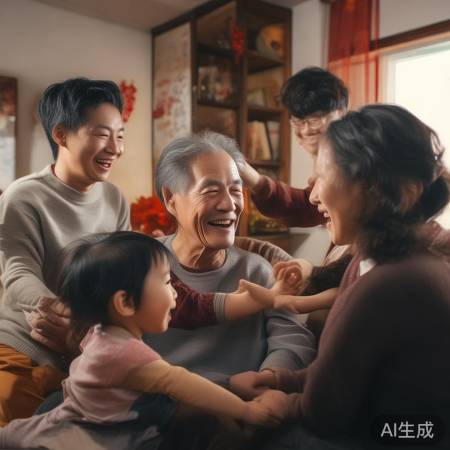 磕头拜年，亲情独特表达