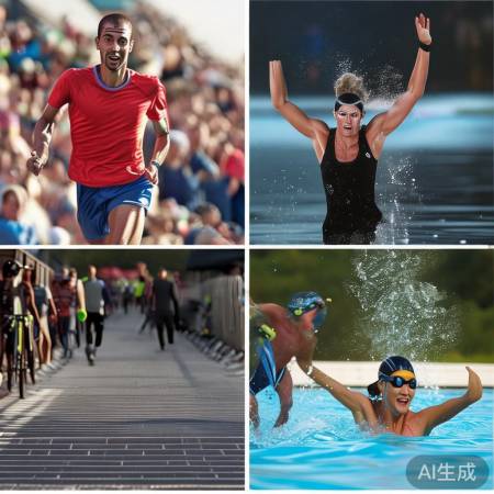 运动员拼搏，精神可嘉