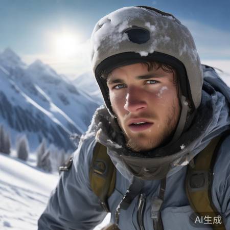 滑雪少年拼搏追梦