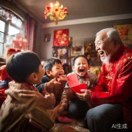 东北舅舅压岁钱仪式