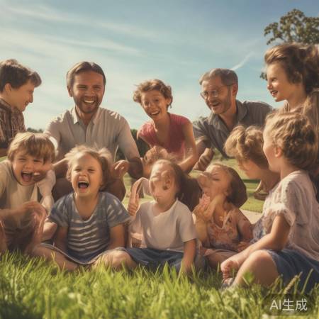 “敲脑袋:童年回忆的微笑”