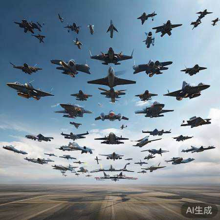 美军空中盛宴盛大集结