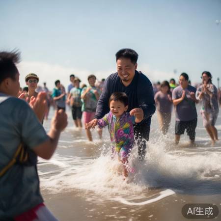 张教授救孩子，淡然微笑