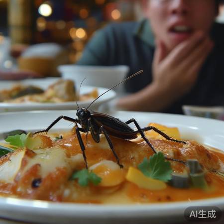 发现菜虫，诈骗恶心