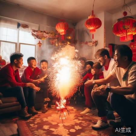 春节年味浓，欢声笑语中