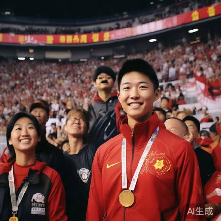 金牌背后有团队和家人支持