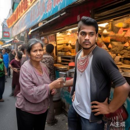 烤肠摊转让引矛盾