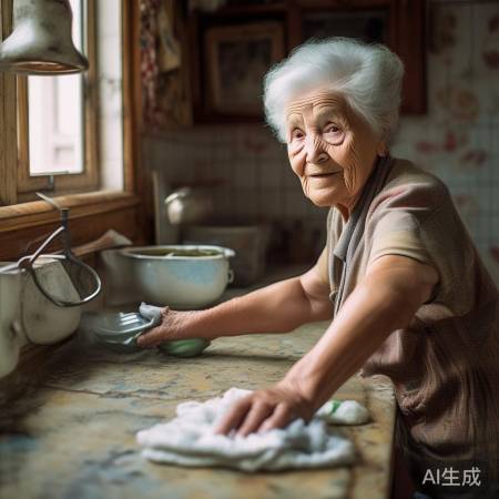 外婆用勤劳传递爱