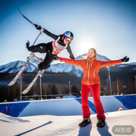 “李妮娜指导徐梦桃，奥运赛场放