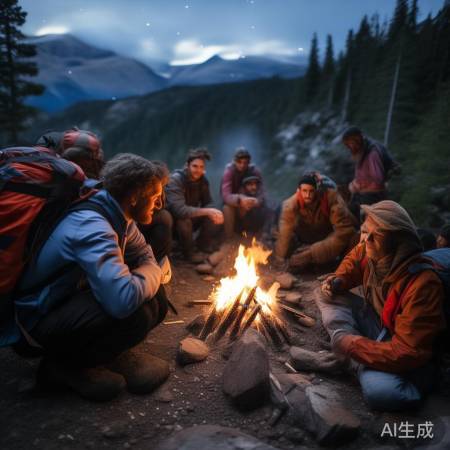 团队探险,相互关照