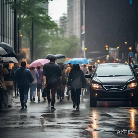 备好雨具，雨天出行小心
