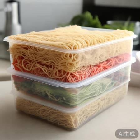 炒面分层保鲜法