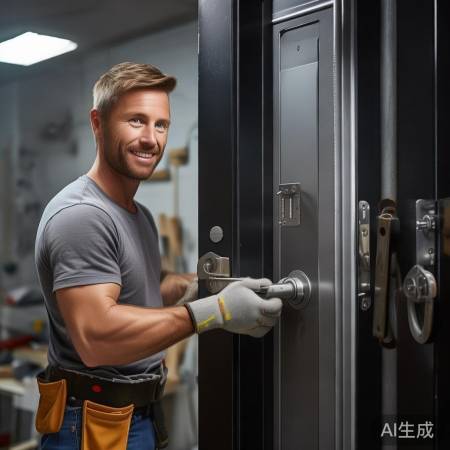 门锁检查，合页更换成功