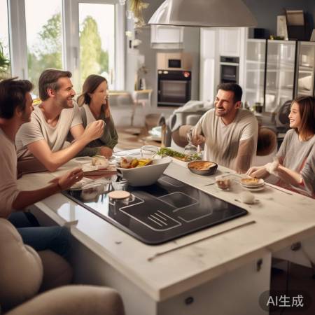 集成灶挂台面，厨房新高度