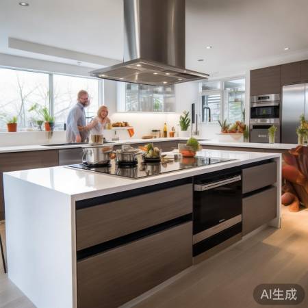 华帝822集成灶，健康烹饪守护