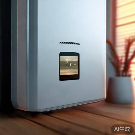 调整温度,壁挂炉启动