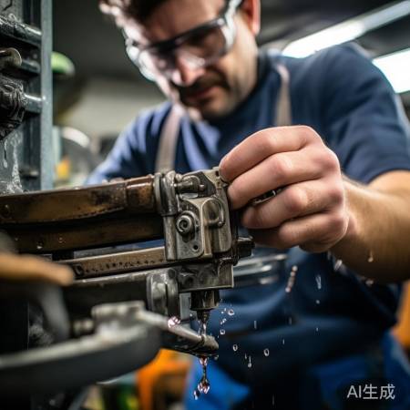 “拧螺丝，卸皮带接头，防油污”