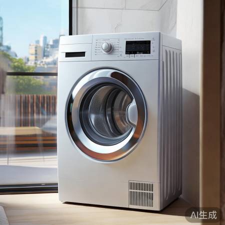 轻巧洗衣机，空间小巧时尚