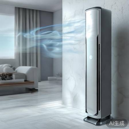 立式空调风向灵活，风量大