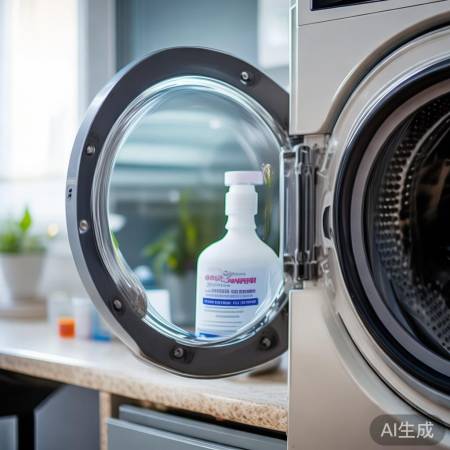 清洁洗衣剂，定期维护防黑片