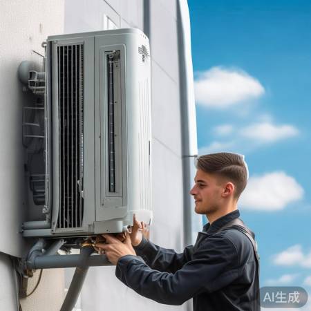 中央空调外机侧面出风：高效散热新选择