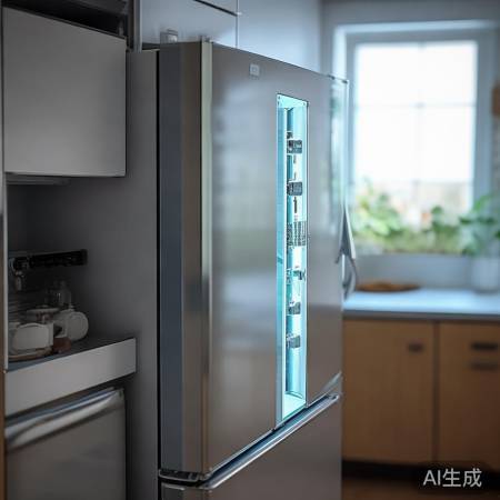 观察冰箱温度，调至稳定值