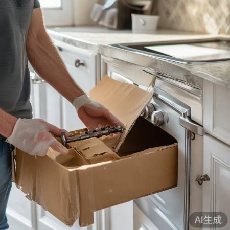 拆包装,拧螺丝,小心取灶