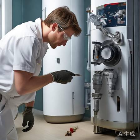 热水器漏水，检查密封圈松紧