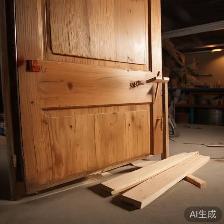 门板变形，支撑解决