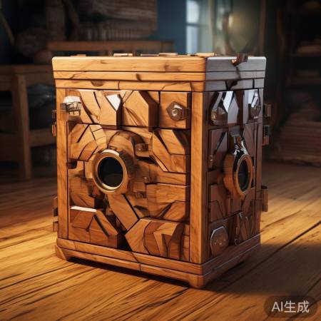 木制拼图保险柜,安全又有趣