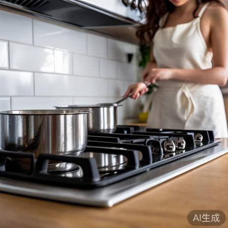 “做饭防油溅灶台”