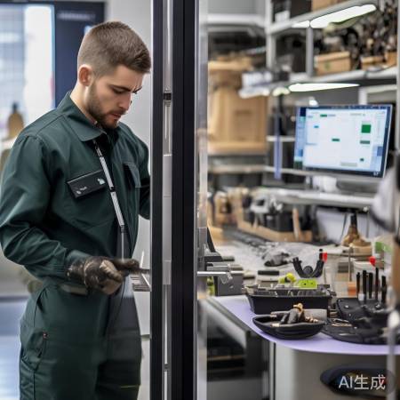 指纹锁专业维修,持证上岗,全程