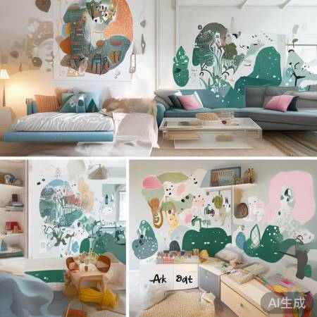 方舟保险柜贴画，个性家居装饰