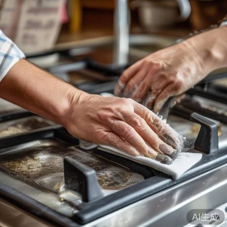 燃气灶清洁恢复光彩