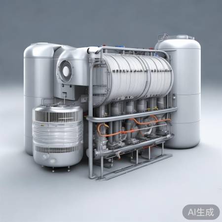 空气能直供安装图，各部件协同工