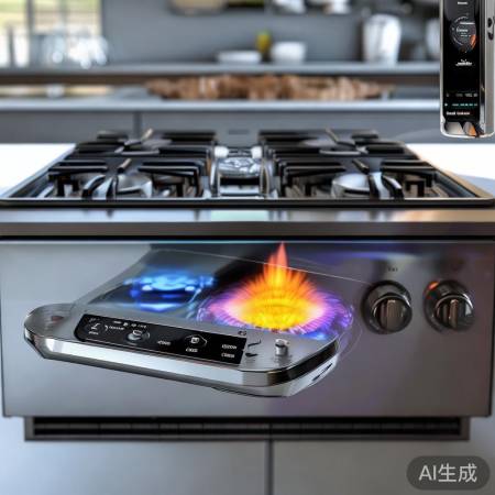 环保节能燃气灶,科技感十足