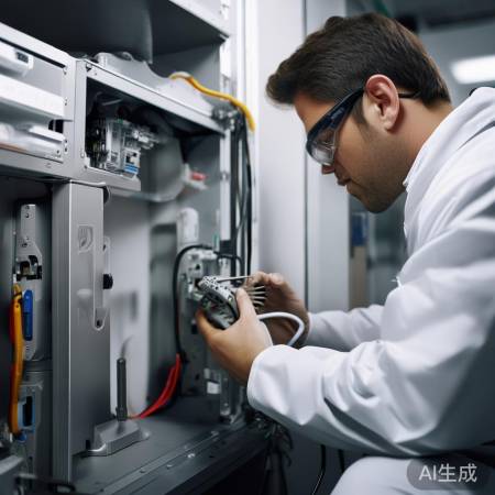 连接电源与门锁