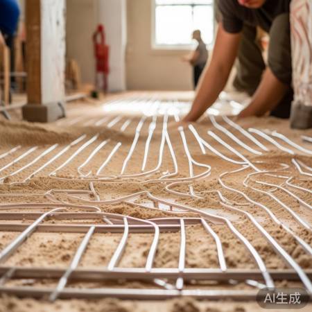 地暖回填保温，节能高效