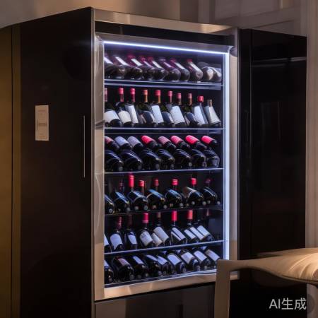 红酒柜照明：LED环保性价比高