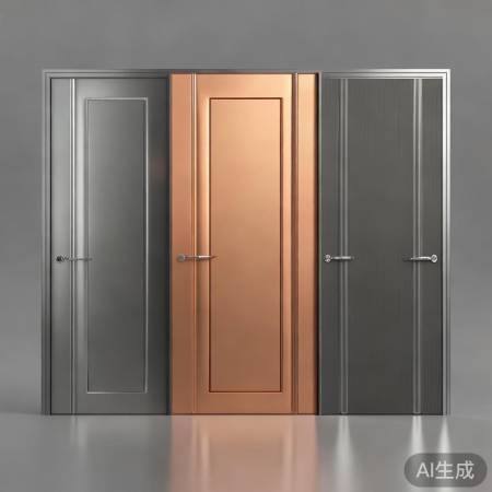 防盗门材质：钢铜铝，性价比高