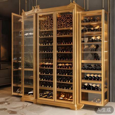 大型实木酒柜,高档客厅佳选