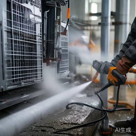 清洗地源热泵，保养空调心脏