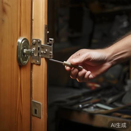 检查门锁，清除卡物