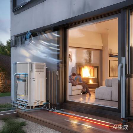 “节能暖宝宝,空气能采暖”