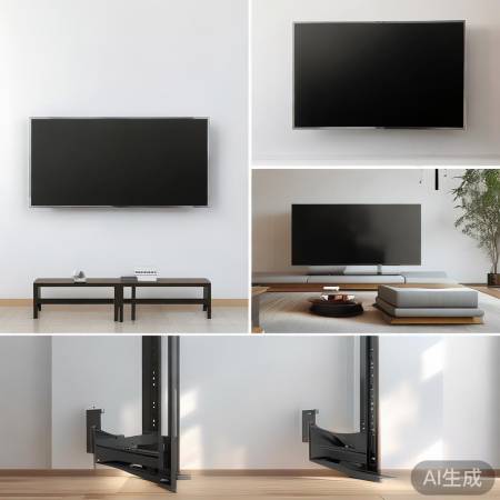 壁挂简约,落地宽敞,桌面适用