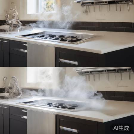 集成灶吸油烟口位置不科学