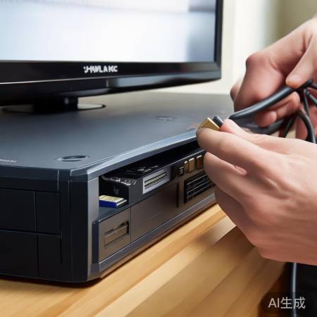 连接影碟机与电视